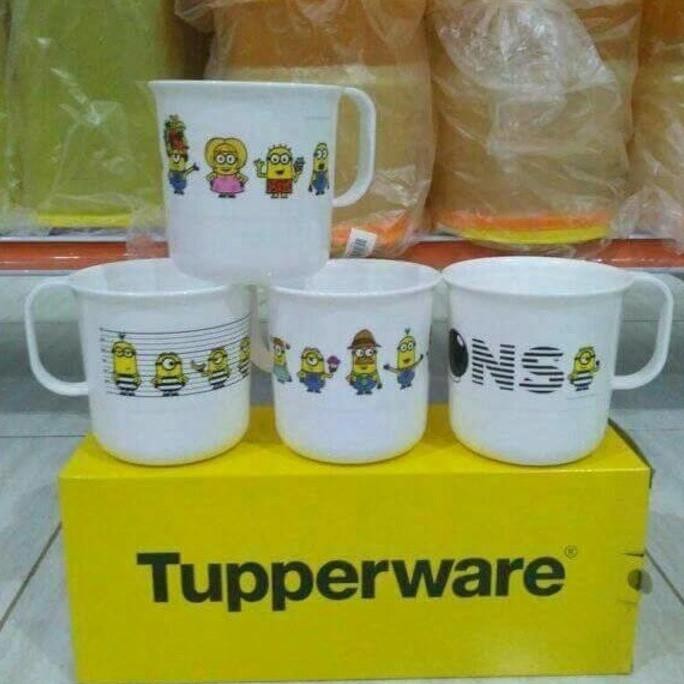 Promo Tupperware Papoy Mug Gelas Minion Cangkir Besar u Murah