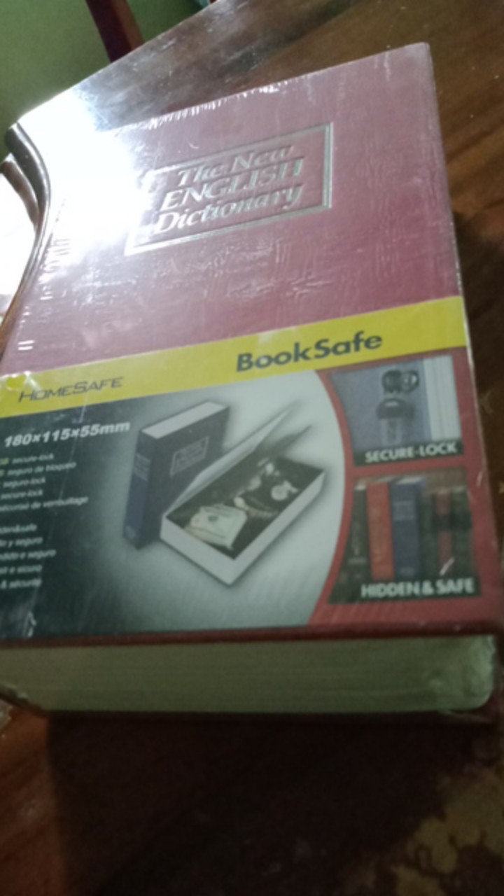 Brankas Mini Kotak Penyimpanan Brangkas Model Buku Kamus