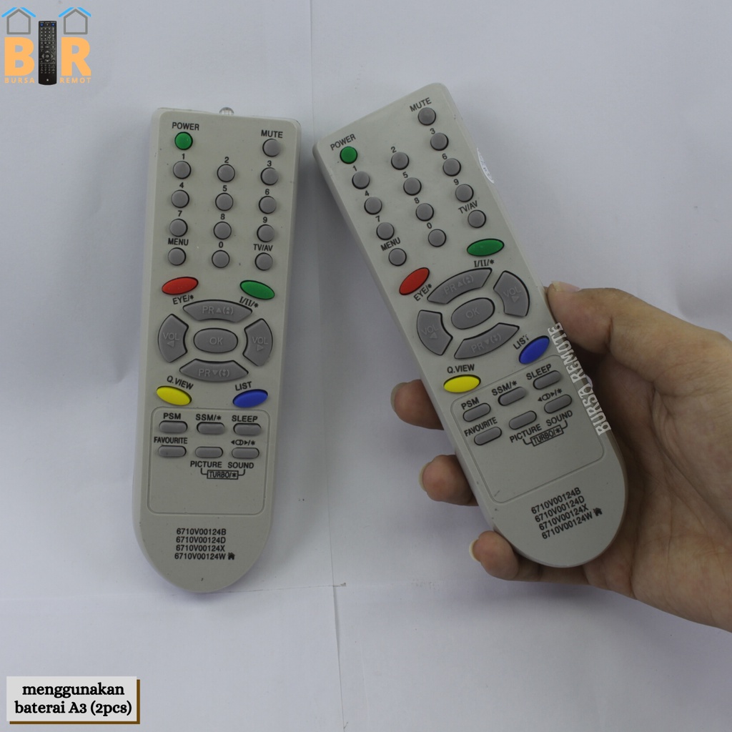 Remot / REMOTE TV LG TABUNG TIPE 124BDx ECERAN