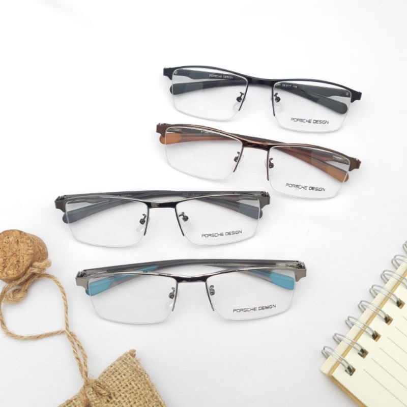 Kacamata Pria Minus,Cylinders,Plus,Progresif,Kriptok Frame JS201