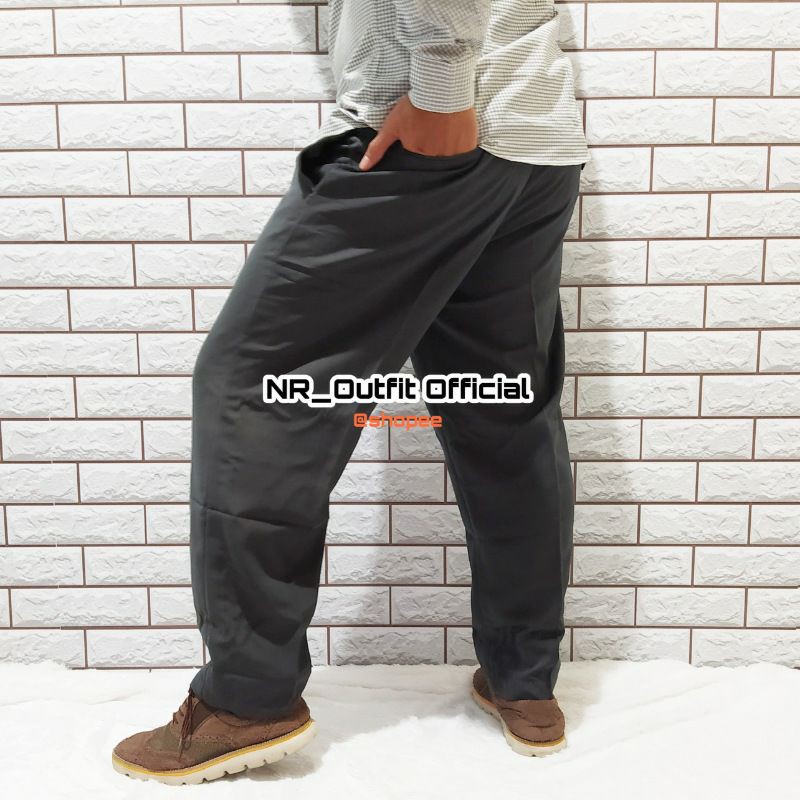 Big Size Jumbo Size 27-44 Celana Kerja Formal Panjang Pria Reguler Fit Standar Kantoran