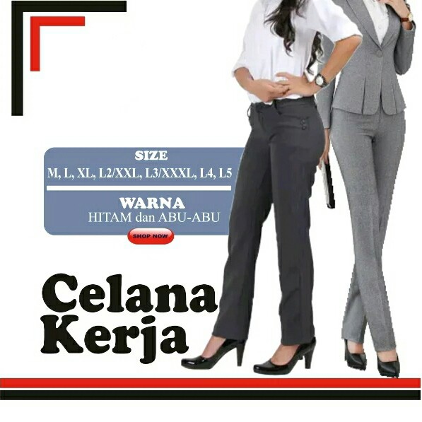 CELANA WANITA FORMAL SLIMFIT Celana Kerja Kantor MODIS GAYA FASHION OFFICE MASA KINI