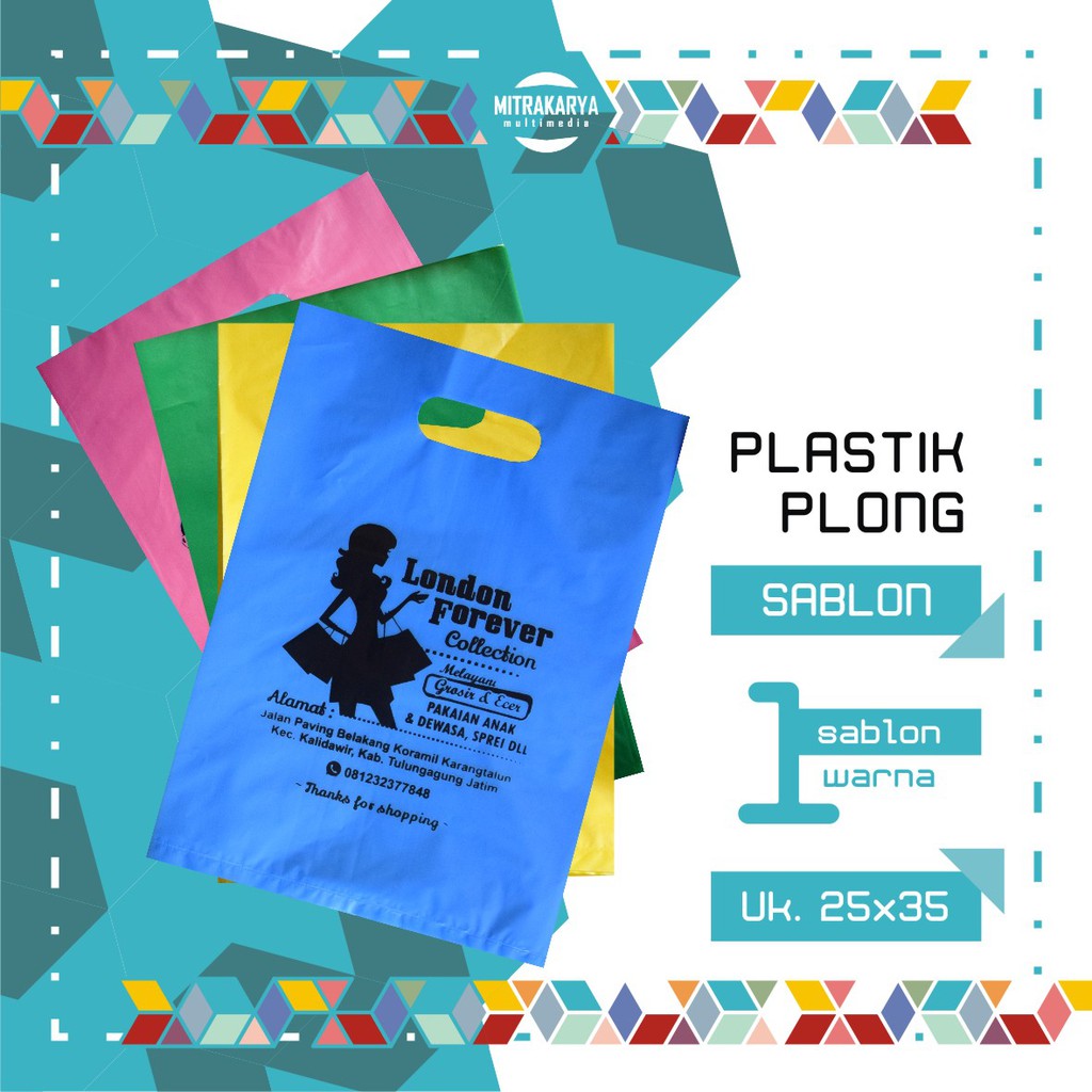 

Plastik Sablon Plong LSM 25x35 cm