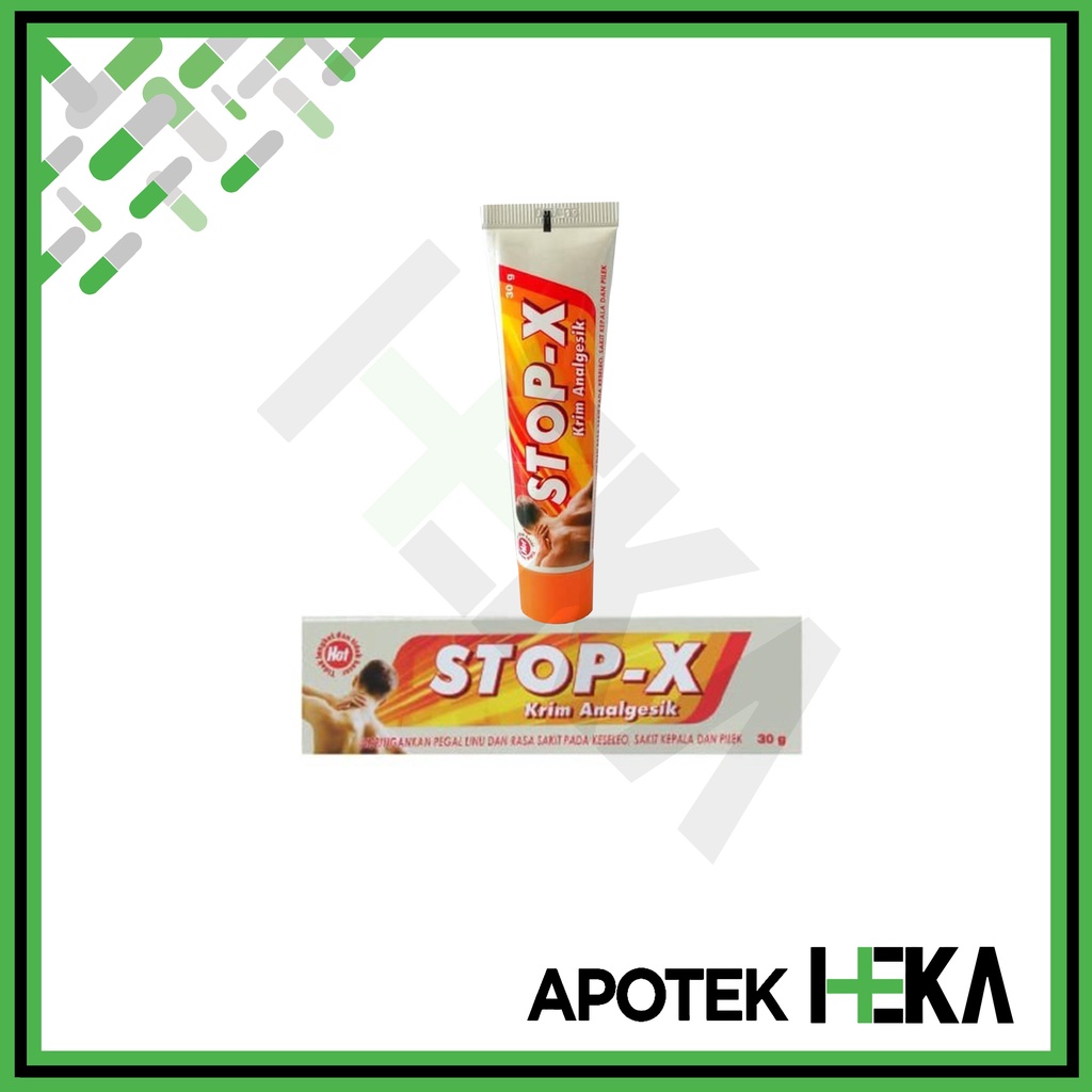 Stop-X Krim 30 g - Salep Analgesik Pereda Nyeri Pegal (SEMARANG)