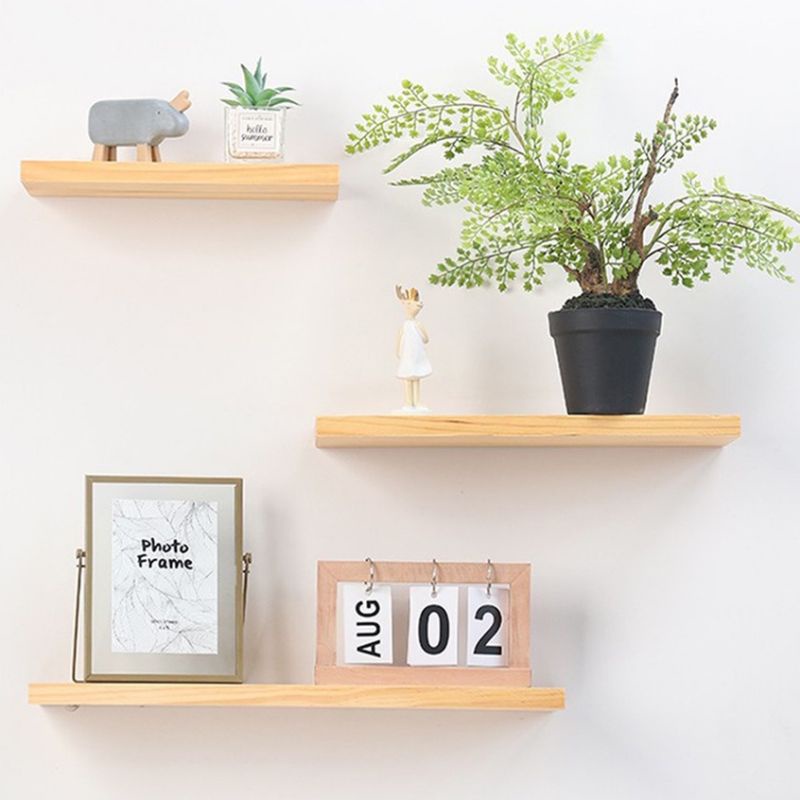 Ambalan rak dinding seperti melayang. rak dinding kayu jati belanda