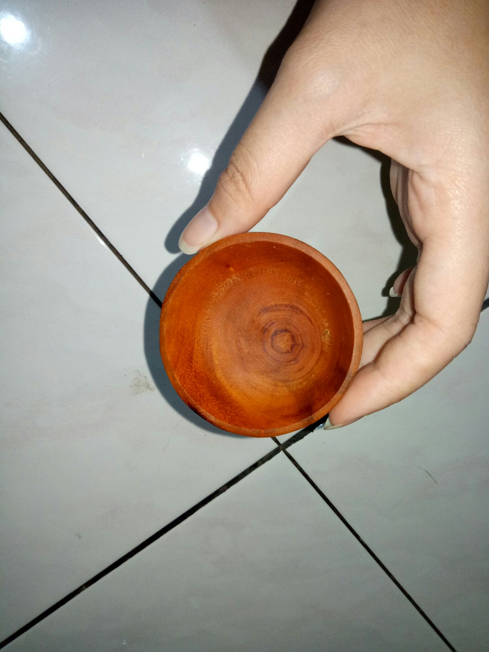 Paket 20 Pcs Mangkok Sambel Kayu Mahoni 6 Cm