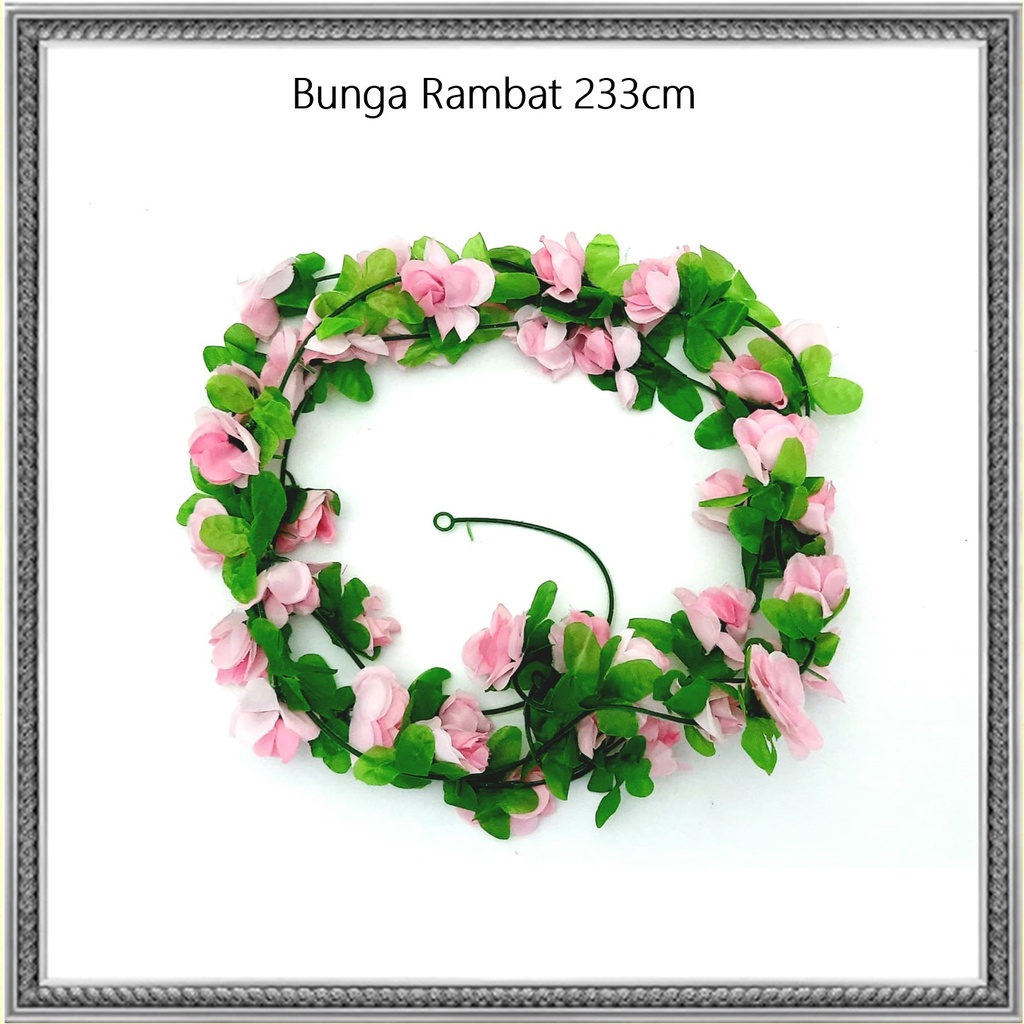 Bunga Rambat/Bunga Hiasan/Bunga Gantung 233cm