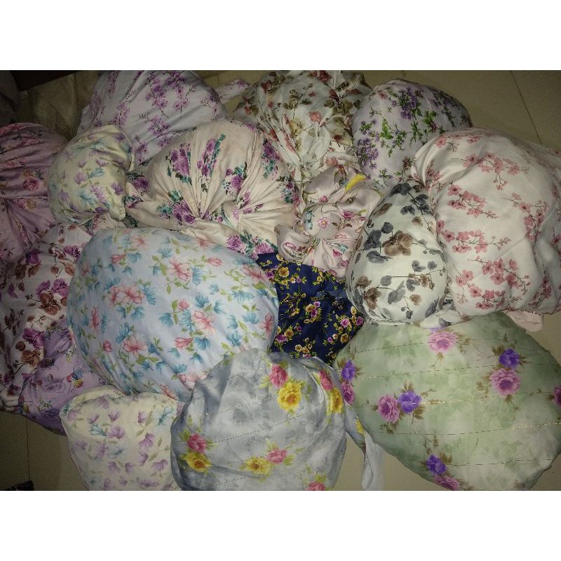 Kain Satin Silk motif 1kilo muat ±7meter /kain murah/kain motif/kain Kiloan