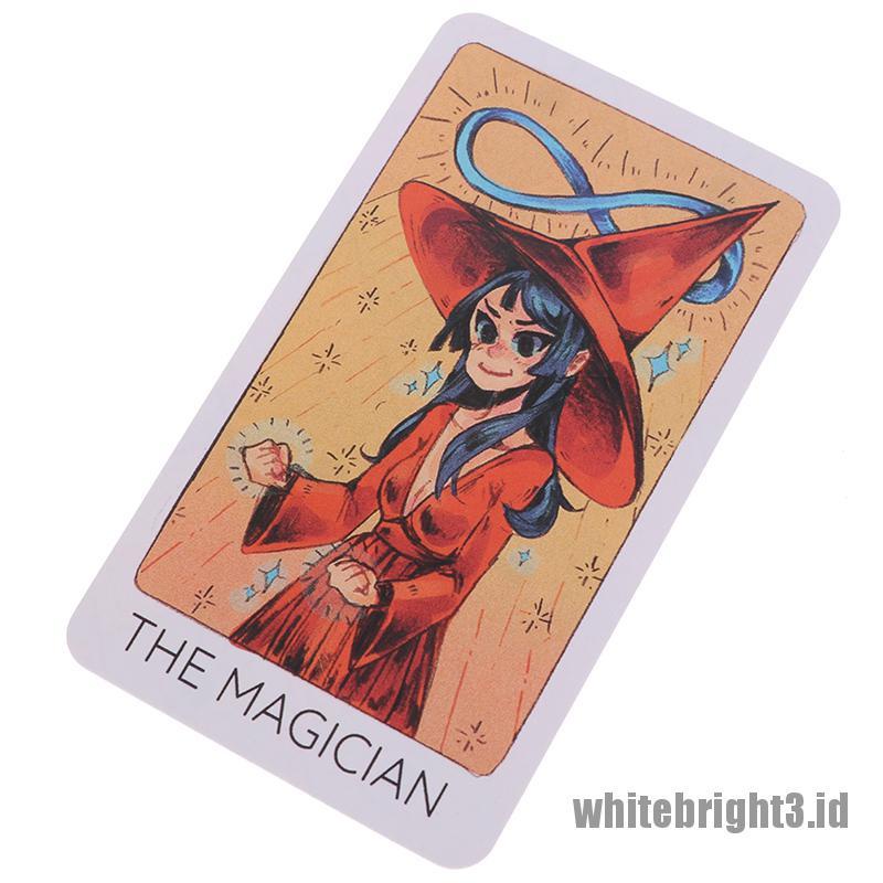 (white3) 1 Kotak Kartu Tarot Britts Third Eye 78 Untuk Permainan Keluarga