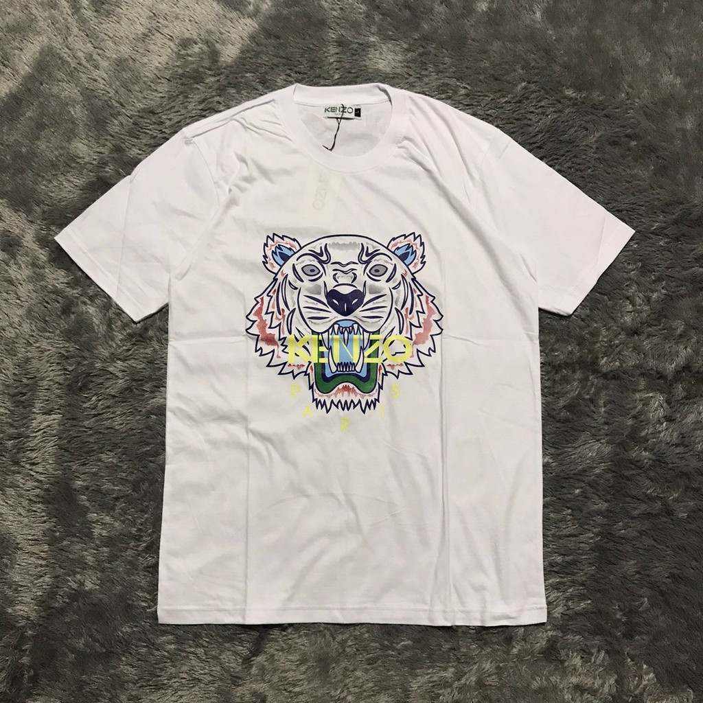 Kaos Kenzo Tiger Putih Premium Mirror