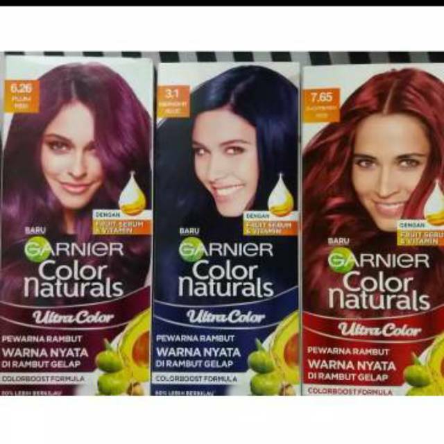  Garnier  color naturals cream cat rambut  Shopee Indonesia