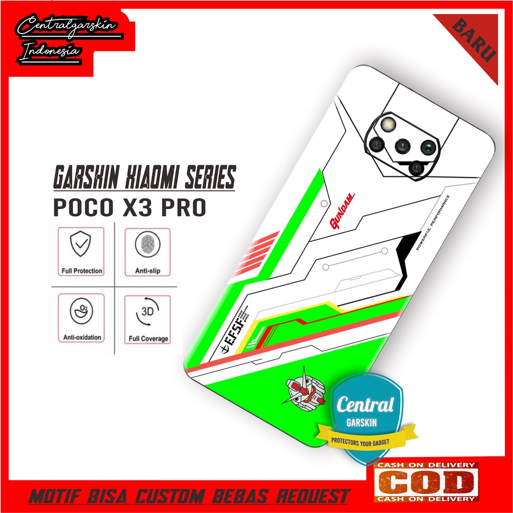COD Garskin Poco X3 Nfc Poco X3 Pro Fullbody -  GUNDAM LIMITED 01