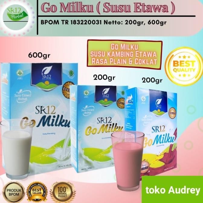 

[COD] SR12 GO MILKU / SUSU KAMBING ETAWA / GOAT MILK SUSU BUBUK TANPA GULA [COD]