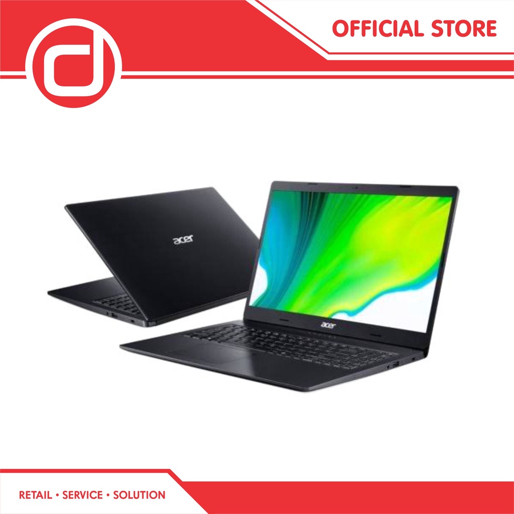 Acer Aspire 3 A314-22-R430[A3050|RAM 4GB|SSD 256GB|W11+OHS] Charcoal Black