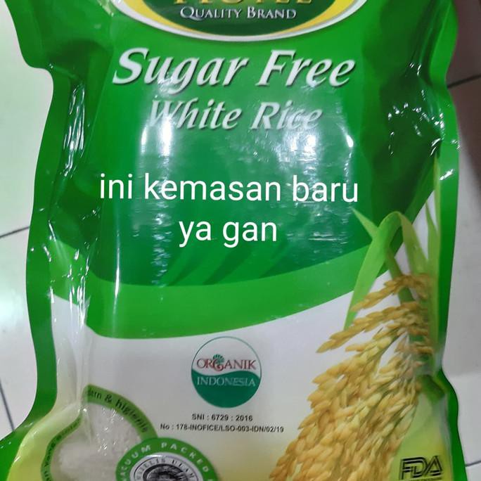 

BERAS- BERAS HOTEL SUGAR FREE WHITE RICE 2KG -UNGGULAN.