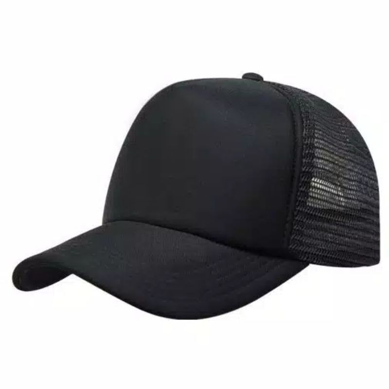 Topi Tracker  polos Topi jala polos