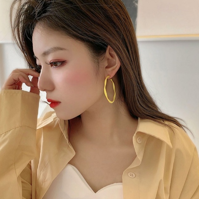 Anting Bunga Wanita Korea2023 Liontin Baru Anting Mahasiswa Jarum Perak925