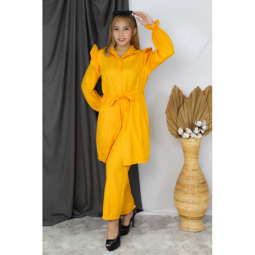 RF FASHION - One Set Mendy  Mendy Daily Busui Wanita Tunik Set-1