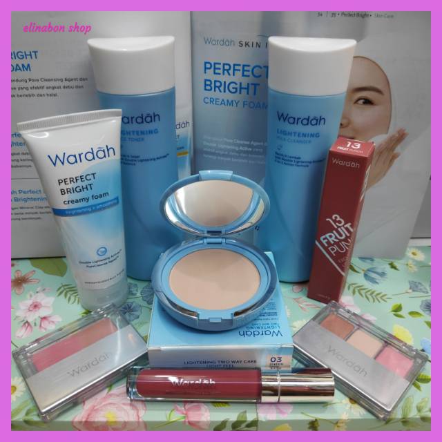Paket Make up Wardah Lightening Make Up Exclusive Lengkap Paket Hemat Kosmetik Wardah Komplit