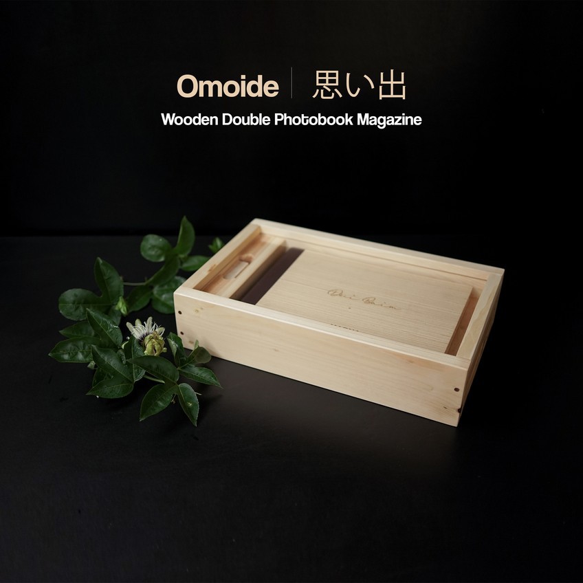 OMOIDE - WOODEN DOUBLE PHOTOBOOK MAGAZINE