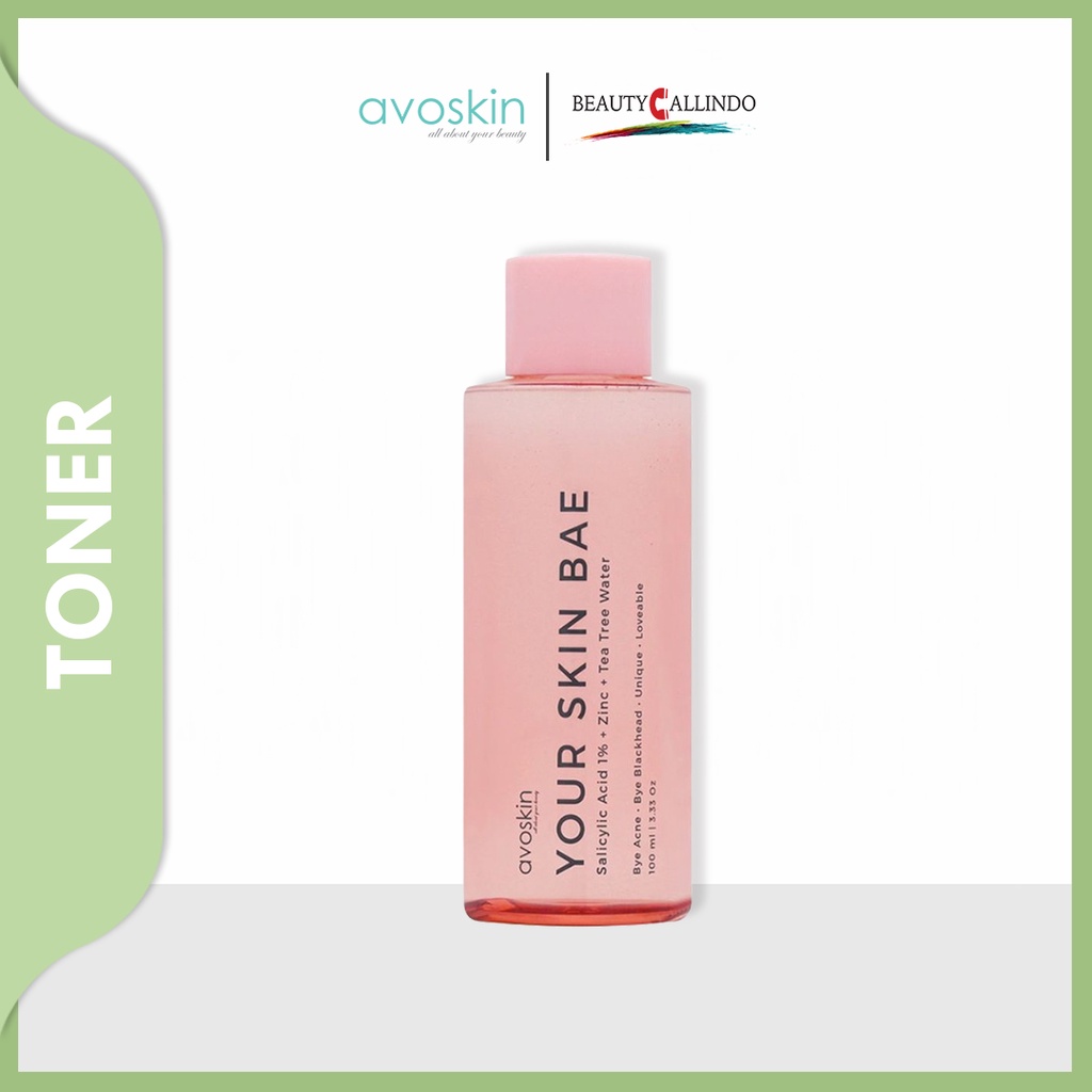 Avoskin Your Skin Bae Toner Salicylic Acid 1% + Zinc + Tea Tree Water