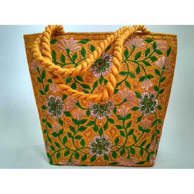 Tas Bordir Tas Bordir Bukittinggi - Kuning Bukittinggi Bordiran