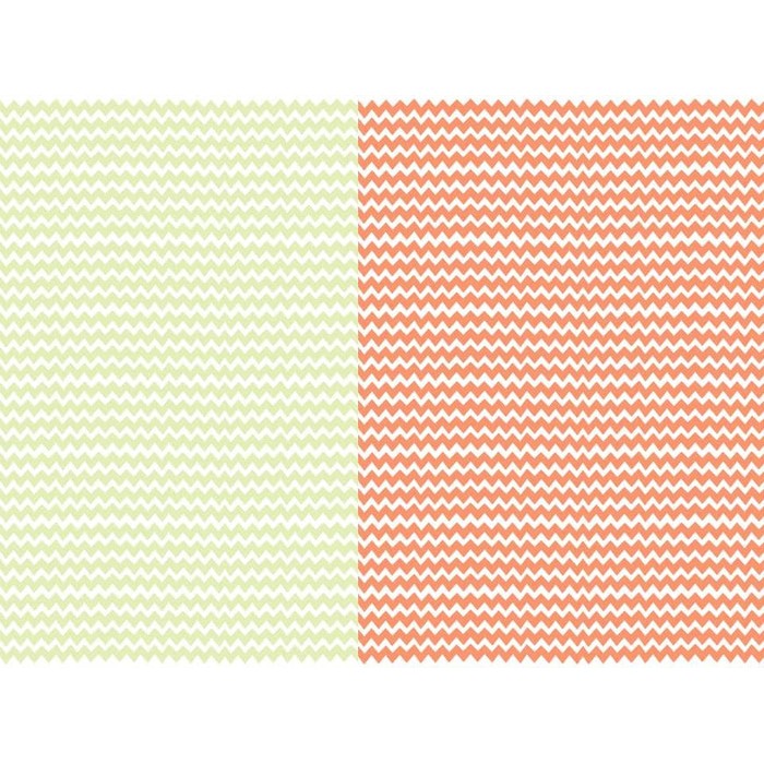 Kertas Scrapbook - Chevron Stripe Design (2)