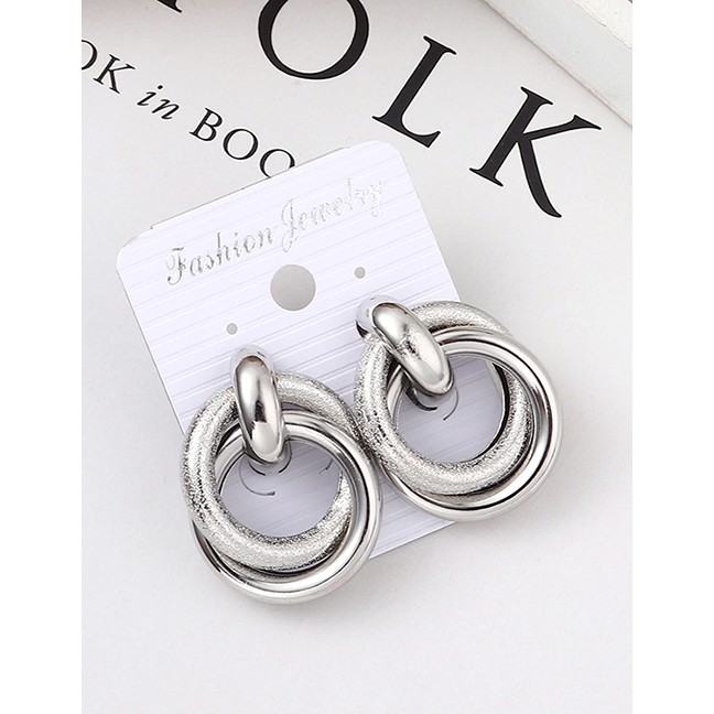 LRC Anting Tusuk Fashion K Big Circle Earrings Y61828