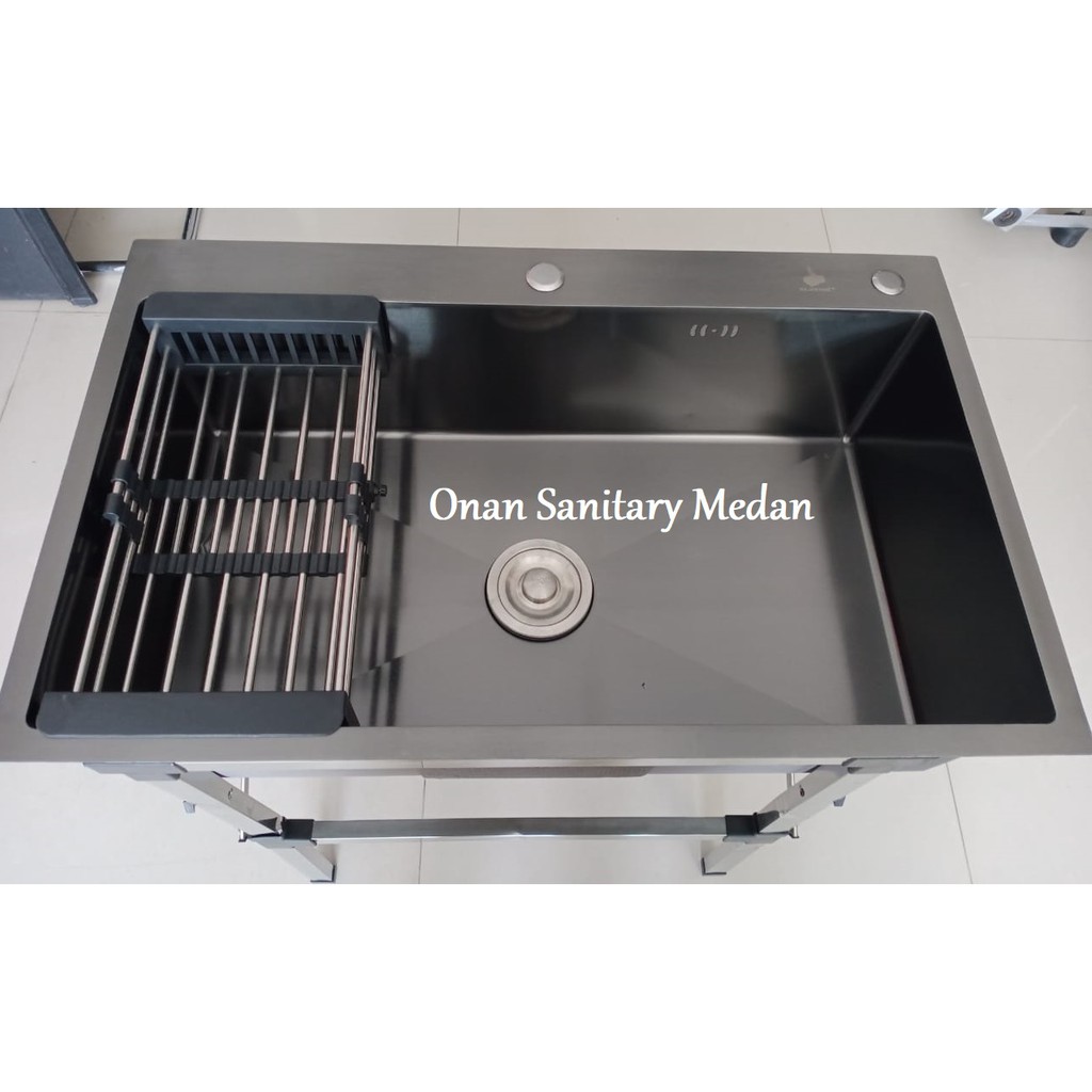 Kitchen Sink Golden Hand 8050 Black Minimalis