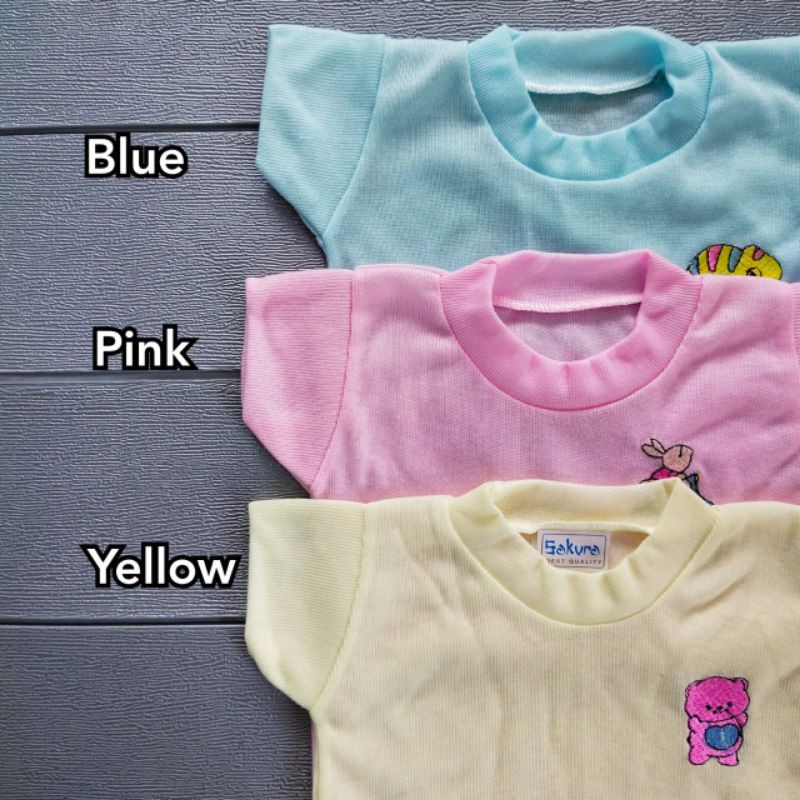 Kaos oblong anak / bayi murah usia 3-12 bulan