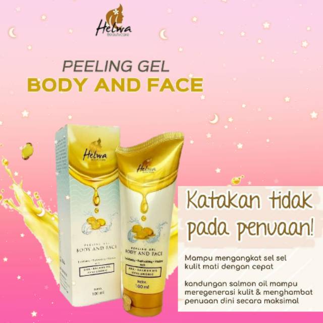 PEELING GEL BODY N FACE HELWA BEAUTYCARE