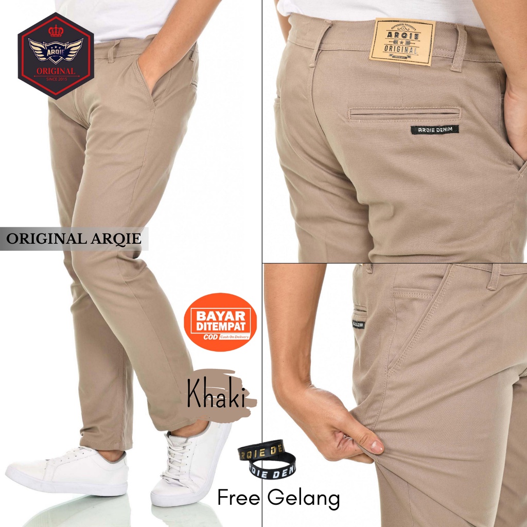 TERBARU !! CELANA PANJANG CHINO PRIA SLIMFIT original premium bahan melar/ngaret keren murah tebal berkualitas premium