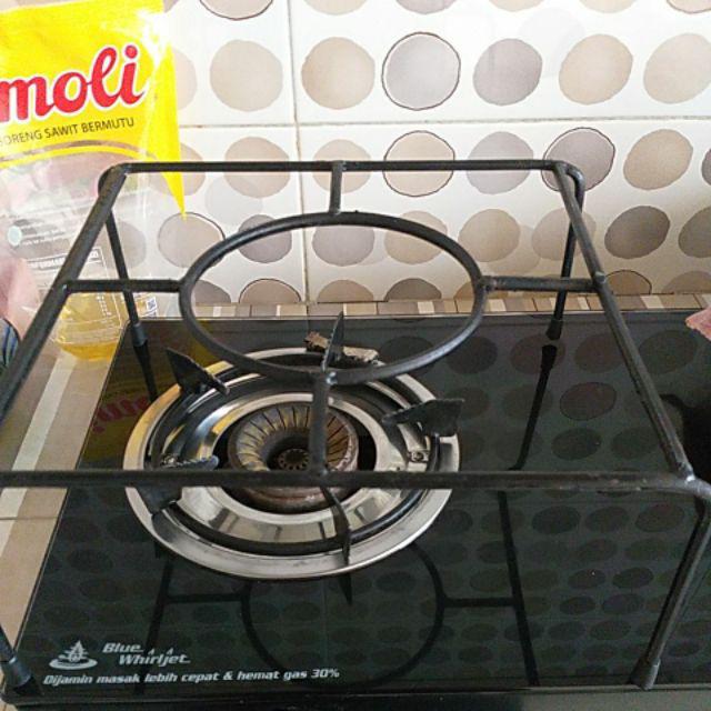 Tatakan Behel Kompor Gas Umum - Tangkringan Besi Satu Tungku Multi Kuat Menahan Beban