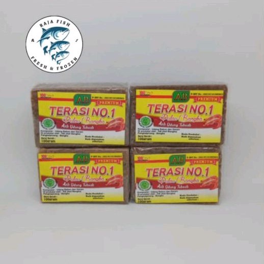 

TERASI NO.1 CAP AB PULAU BANGKA 100gr /Pcs