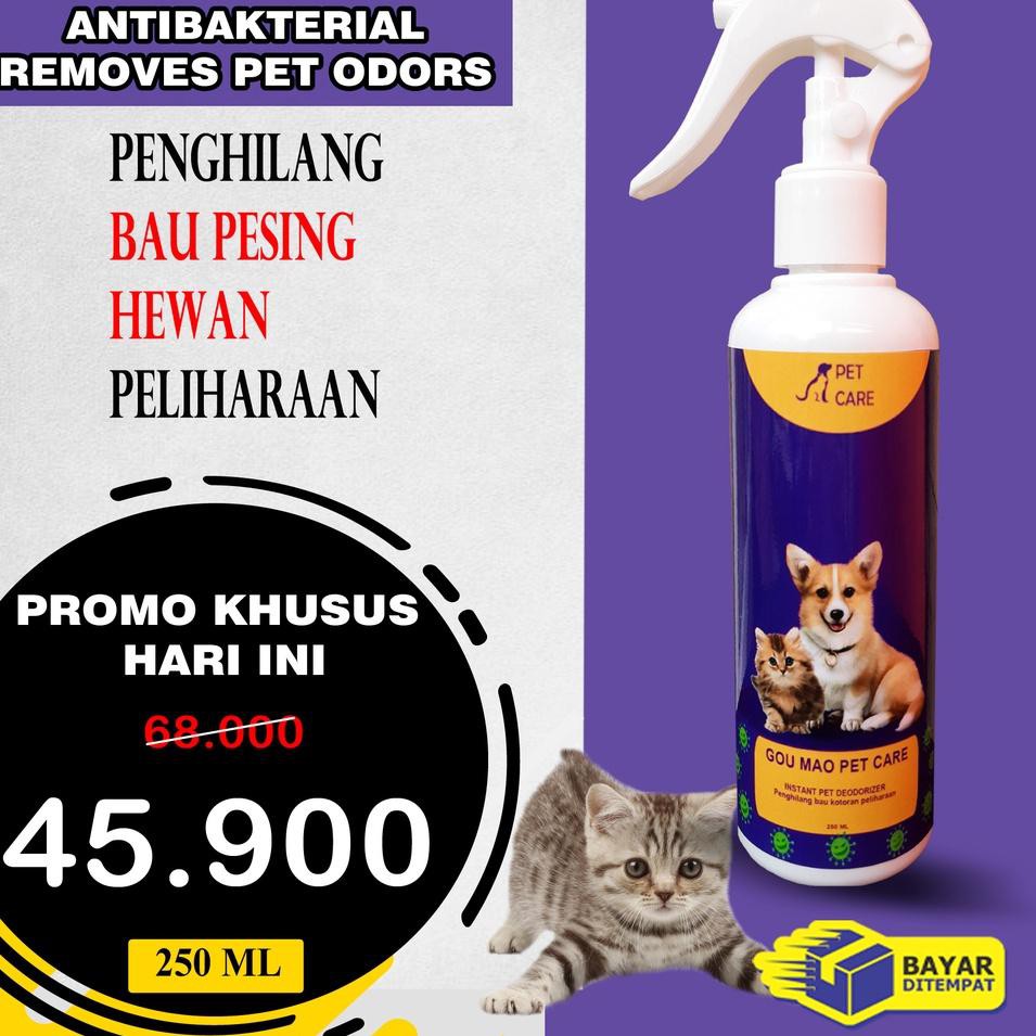 Best Price Penghilang Bau Pesing Kucing Anjing Hewan Peliharaan GOU MOU Limited Edition