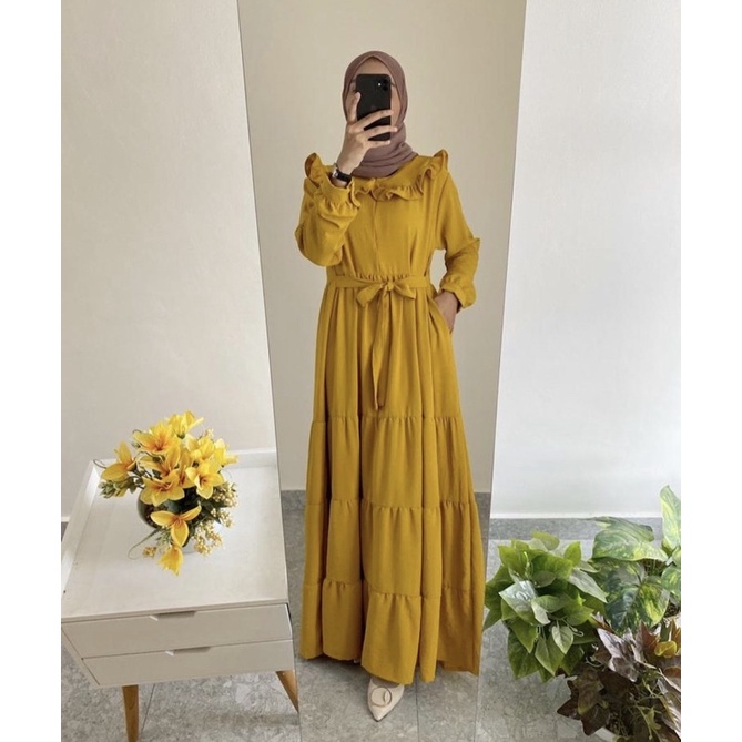 NAYARA MAXY DRESS RAYON AIRFLOW CRINGKEL
