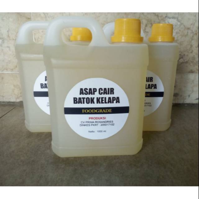 

ASAP CAIR BATOK KELAPA 1 liter FOOD GRADE 1/WOOD VINEGAR/ LIQUID SMOKE