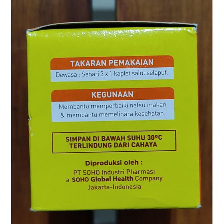 Curvit isi 50 Kaplet / Vitamin Penambah Nafsu Makan / Meningkatkan Metabolisme Tubuh