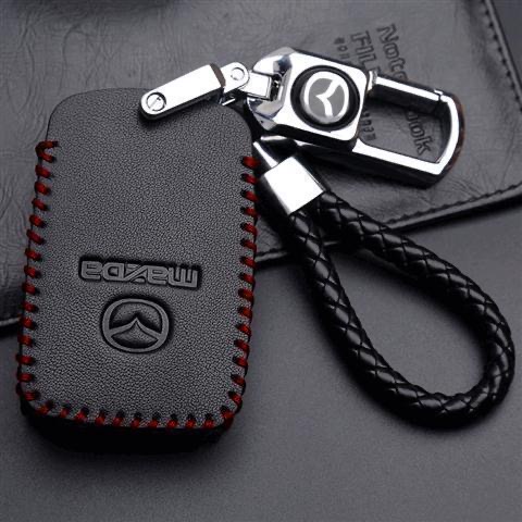 Casing Kunci Mobil mazda 3 CX30 CX 3 2021 Skyactiv Logo mazda Bahan Kulit