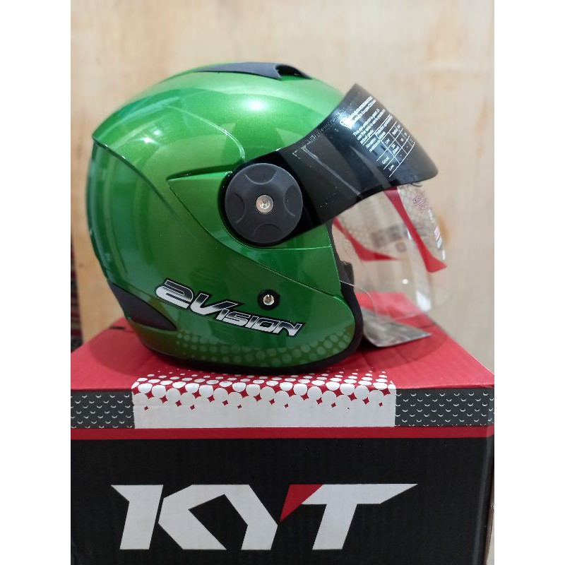 HELM KYT 2 VISION SOLID - GREEN