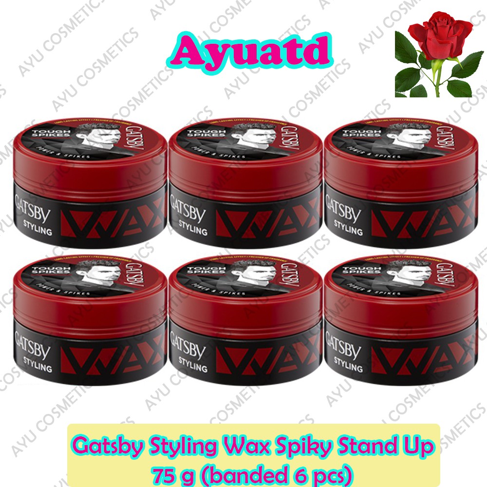 Gatsby Styling Wax Spiky Stand Up 75 g (banded 6 pcs)