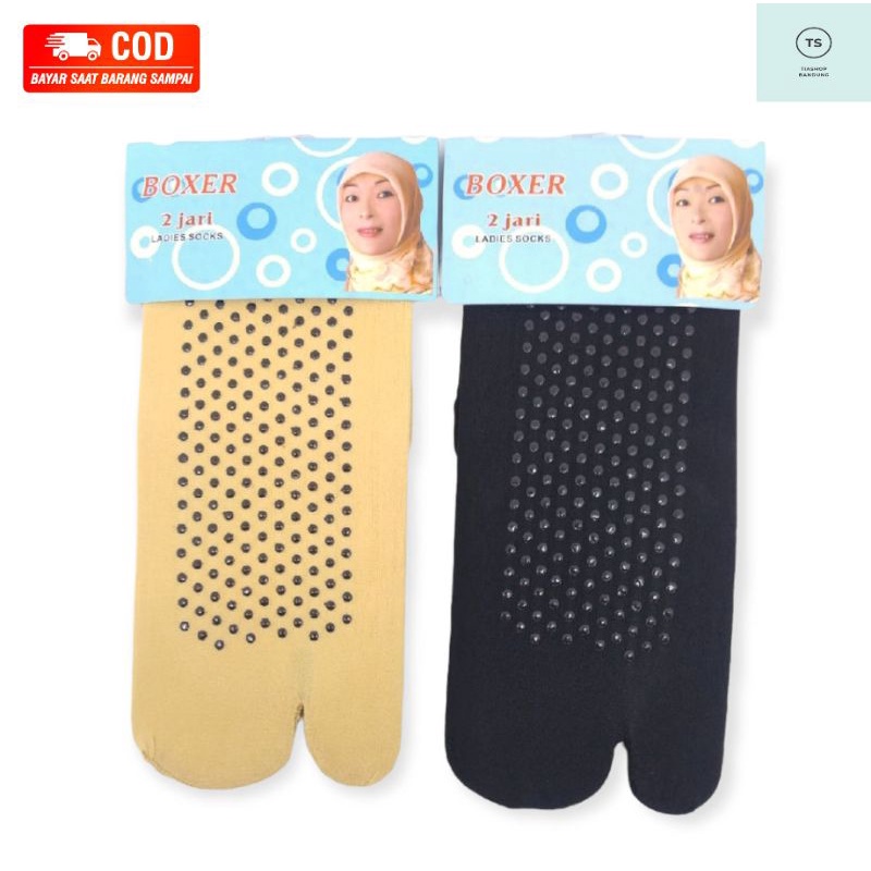 Kaos Kaki Stocking Jempol Boxer Antislip Pendek || Kaos Kaki Wanita || Kaos Kaki Jempol Muslimah