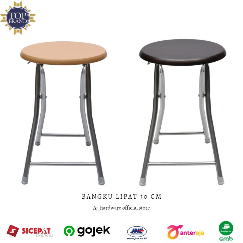 Bangku Lipat 30 Cm / Bangku Cafe / Bangku Bakso / kursi Lipat 30 Cm