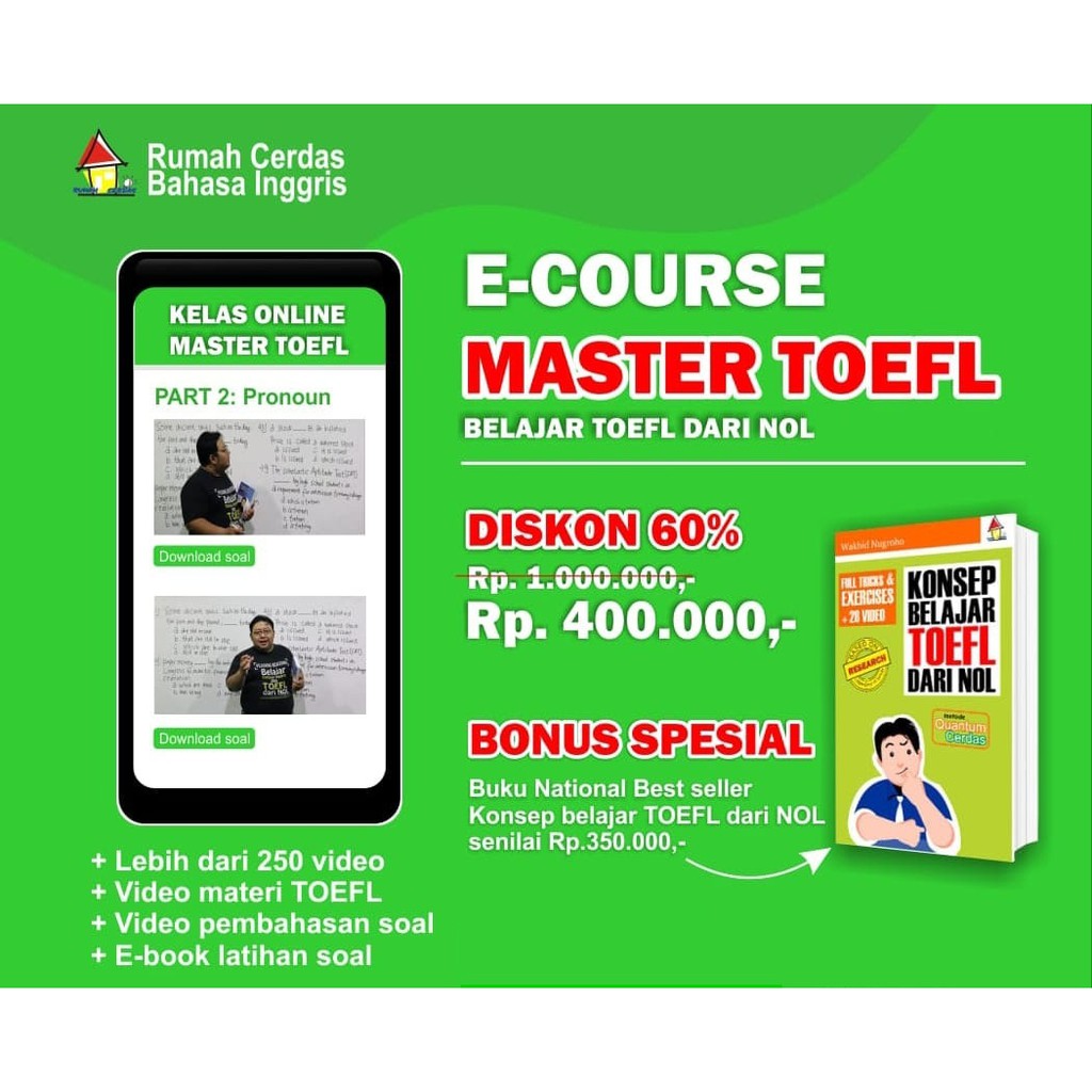 Buku Belajar Toefl Dari Nol Shopee Indonesia