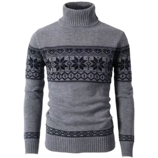 pojoksweater.id - Sweater Rajut Long Neck Blacky Tribal Kualitas Terbaik