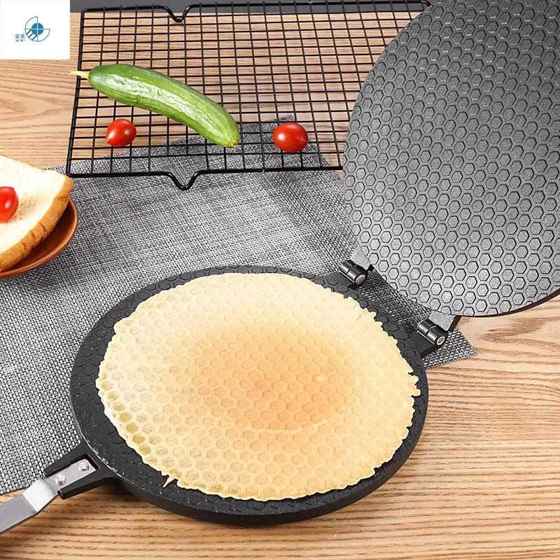 IDN TOOLS - CHANSUNRUN Cetakan Waffle Round Shape Dessert Mold - KJ-059