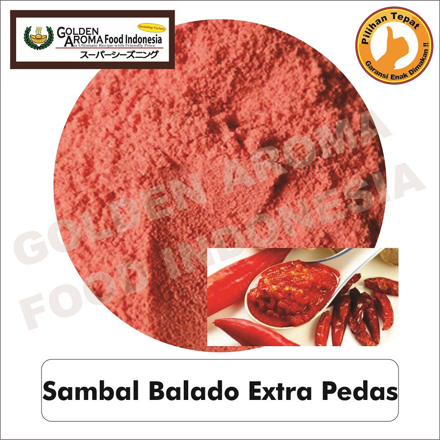 

Bubuk Tabur Balado Extra Pedas 100Gr exstra hot Bumbu Serbaguna Enak Murah halal Seasoning Powder