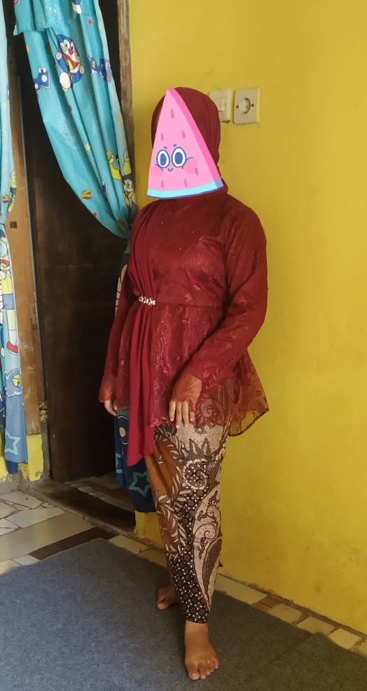 Shopashop Solo Batik Kebaya Couple Glenca Payet Free Selendang