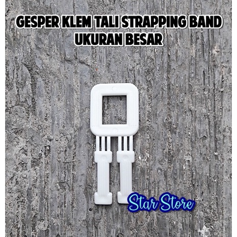 

Gesper Tali Strapping Band Besar 15mm / Klem Manual Tali Strapping