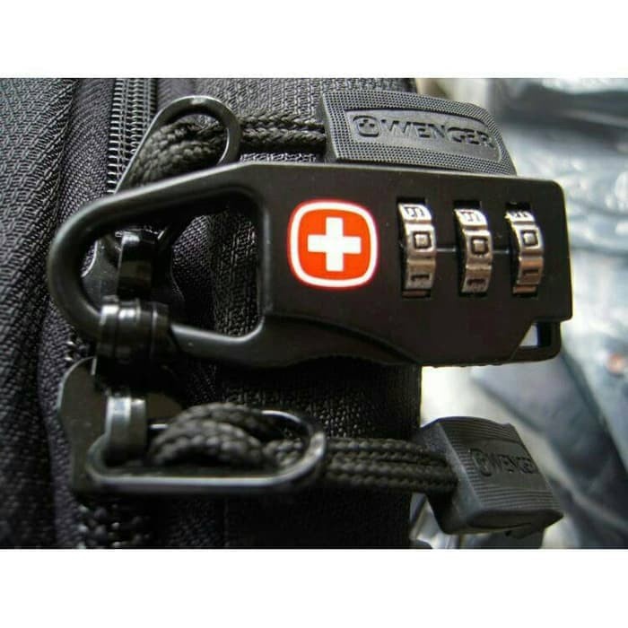 Gembok Koper Swiss Kombinasi Password Code Lock